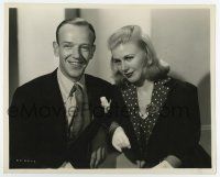 6x104 CAREFREE 8x10 still '38 great close up of Fred Astaire & Ginger Rogers by John Miehle!