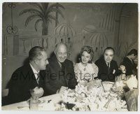 6x113 CECIL B. DEMILLE/MARY MARTIN/CHARLES BOYER 7.75x9.75 still '40s at luncheon by Don English!