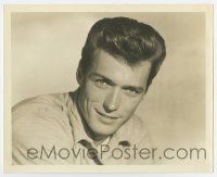 6x135 CLINT EASTWOOD deluxe 8x10 still '50s super young smiling portrait of the legendary star!