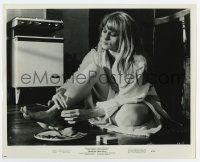 6x141 CUL-DE-SAC 8.25x10 still '67 Roman Polanski, c/u of Francoise Dorleac on kitchen floor!