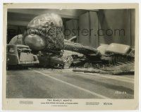 6x155 DEADLY MANTIS 8x10.25 still '57 great image of defeated giant monster fallen in tunnel!