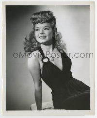 6x229 FRANCES LANGFORD 8.25x10 radio still '46 sexy portrait for appearance on NBC's The Drene Show