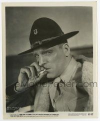 6x235 FROM HERE TO ETERNITY 8x10 still '53 best close portrait of Sergeant Burt Lancaster smoking!