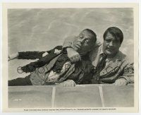 6x325 IN SOCIETY 8.25x10 still '44 Lou Costello rescues drunk Don Barclay from swimming pool!