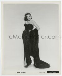 6x338 JANE RUSSELL 8.25x10 still '56 full-length sexy portrait in shimmering gown as Mamie Stover!