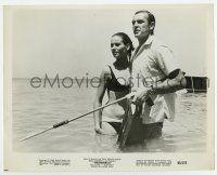 6x696 THUNDERBALL 8x10 still '65 Sean Connery as James Bond with spear gun & sexy Claudine Auger!