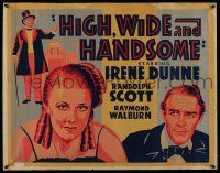 6y213 HIGH, WIDE & HANDSOME Other Company 1/2sh '37 Irene Dunne, Randolph Scott, Rouben Mamoulian