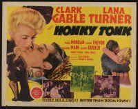 6y217 HONKY TONK 1/2sh '41 Clark Gable & Lana Turner, every kiss a thrill!