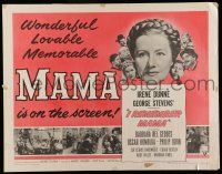 6y226 I REMEMBER MAMA 1/2sh R55 Irene Dunne, Barbara Bel Geddes, directed by George Stevens!