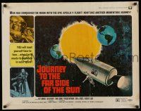 6y241 JOURNEY TO THE FAR SIDE OF THE SUN 1/2sh '69 Doppleganger, Earth meets itself in outer space!