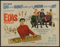 6y248 KISSIN' COUSINS 1/2sh '64 hillbilly Elvis Presley and his lookalike Army twin!