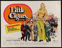 6y263 LITTLE CIGARS 1/2sh '73 George Akimoto art of sexy Angel Tompkins & gang of little mobsters!