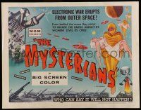 6y288 MYSTERIANS style A 1/2sh '59 they're abducting Earth's women & leveling its cities!