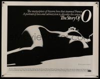 6y371 STORY OF O 1/2sh '76 Histoire d'O, best different sexy silhouette image of Corinne Clery!