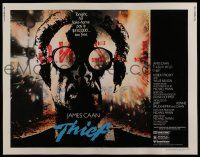 6y386 THIEF 1/2sh '81 Michael Mann, really cool image of James Caan w/goggles!