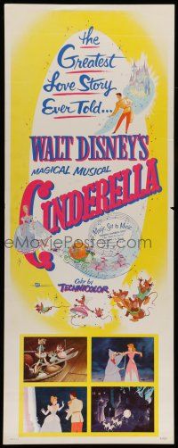 6y488 CINDERELLA insert R57 Walt Disney classic romantic musical fantasy cartoon!