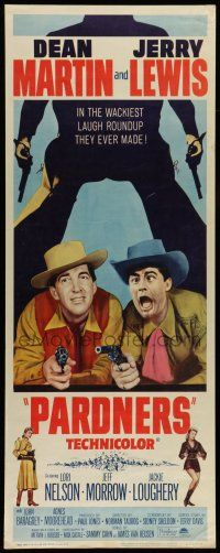 6y701 PARDNERS insert R65 wacky cowboys Jerry Lewis & Dean Martin in western action!