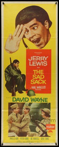 6y730 SAD SACK insert '58 wacky cross-eyed Jerry Lewis in the Foreign Legion!