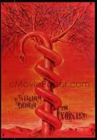 6z326 EXORCIST 27x38 Polish commercial poster '00s incredible different Lesek Zebrowski art!