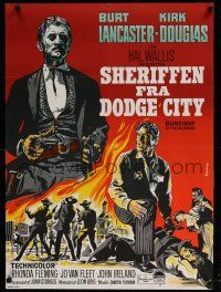 6z426 GUNFIGHT AT THE O.K. CORRAL Danish R60s Burt Lancaster, Kirk Douglas, Sturges directed!