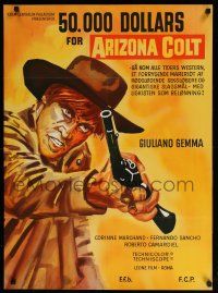 6z447 MAN FROM NOWHERE Danish '68 Arizona Colt, action art of Giuliano Gemma!