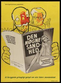 6z508 YOUR PAST IS SHOWING Danish '58 Peter Sellers, Terry-Thomas, The Naked Truth!