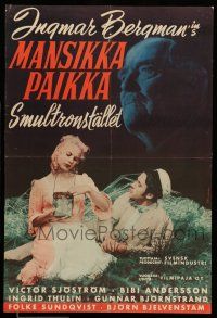 6z023 WILD STRAWBERRIES Finnish '57 Ingmar Bergman's Smultronstallet, different!