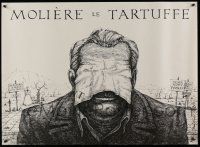 6z293 MOLIERE LE TARTUFFE stage play Polish 23x31 '80s Moliere, Poznan, art of man with handkerchief