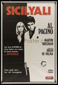 6z182 SCARFACE Turkish '83 Al Pacino as Tony Montana, Brian De Palma, Oliver Stone!, Pfeiffer!