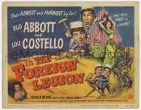 7a015 ABBOTT & COSTELLO IN THE FOREIGN LEGION TC '50 great wacky art of Bud Abbott & Lou Costello!