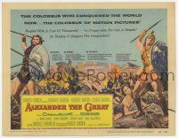 7a033 ALEXANDER THE GREAT TC '56 art of Richard Burton & Frederic March as Philip of Macedonia!