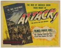 7a072 ATTACK, THE BATTLE OF NEW BRITAIN TC '44 WWII soldiers filmed under fire in the Pacific!