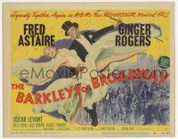 7a086 BARKLEYS OF BROADWAY TC '49 best art of Fred Astaire & Ginger Rogers dancing in New York!