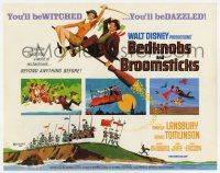 7a094 BEDKNOBS & BROOMSTICKS TC '71 Walt Disney, Angela Lansbury, great fantasy cartoon art!