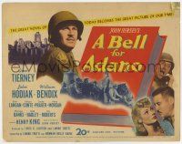 7a097 BELL FOR ADANO TC '45 WWII soldiers William Bendix, Harry Morgan, Glenn Langan & John Hodiak