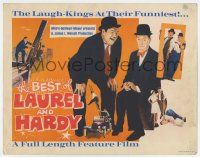 7a104 BEST OF LAUREL & HARDY TC '69 five great artwork images of Laugh-Kings Stan & Oliver!