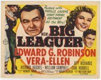 7a109 BIG LEAGUER TC '53 Edward G. Robinson, Vera-Ellen, Robert Aldrich directed, baseball!