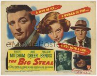 7a114 BIG STEAL TC '49 Robert Mitchum, William Bendix, Jane Greer, Don Siegel film noir!