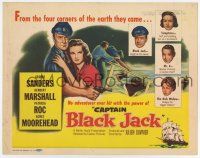7a123 BLACK JACK TC '52 cool art of drug smuggler George Sanders & temptress Patricia Roc!