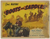 7a142 BOOTS & SADDLES TC R40s great image of cowboy hero Gene Autry & Smiley Burnette!