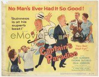 7a185 CAPTAIN'S PARADISE TC '53 great art & photos of Alec Guinness trying to juggle two wives!