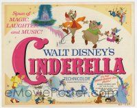 7a204 CINDERELLA TC R65 Walt Disney classic romantic musical fantasy cartoon!