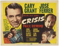 7a234 CRISIS TC '50 carefree Cary Grant on holiday with his bride Paula Raymond, Jose Ferrer!