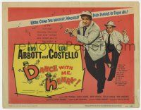 7a241 DANCE WITH ME HENRY TC '56 Bud Abbott & Lou Costello in a crazy mixed up comedy carnival!