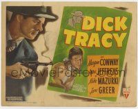 7a279 DICK TRACY TC '45 detective Morgan Conway & Anne Jeffreys with Mike Mazurki as Splitface!