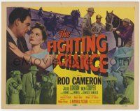 7a345 FIGHTING CHANCE TC '55 Rod Cameron, sexy Julie London, great horse racing images!