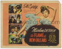 7a359 FLAME OF NEW ORLEANS TC R48 sexy Marlene Dietrich is spicy, directed by Rene Clair!