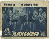 7a362 FLASH GORDON chapter 10 TC R40s Buster Crabbe, The Unseen Peril, best serial ever!