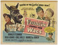 7a384 FRANCIS JOINS THE WACS TC '54 Donald O'Connor & talking mule are in the ladies' Army now!