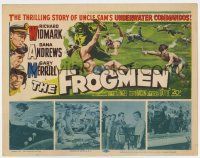 7a386 FROGMEN TC '51 the thrilling story of Uncle Sam's underwater scuba diver commandos!